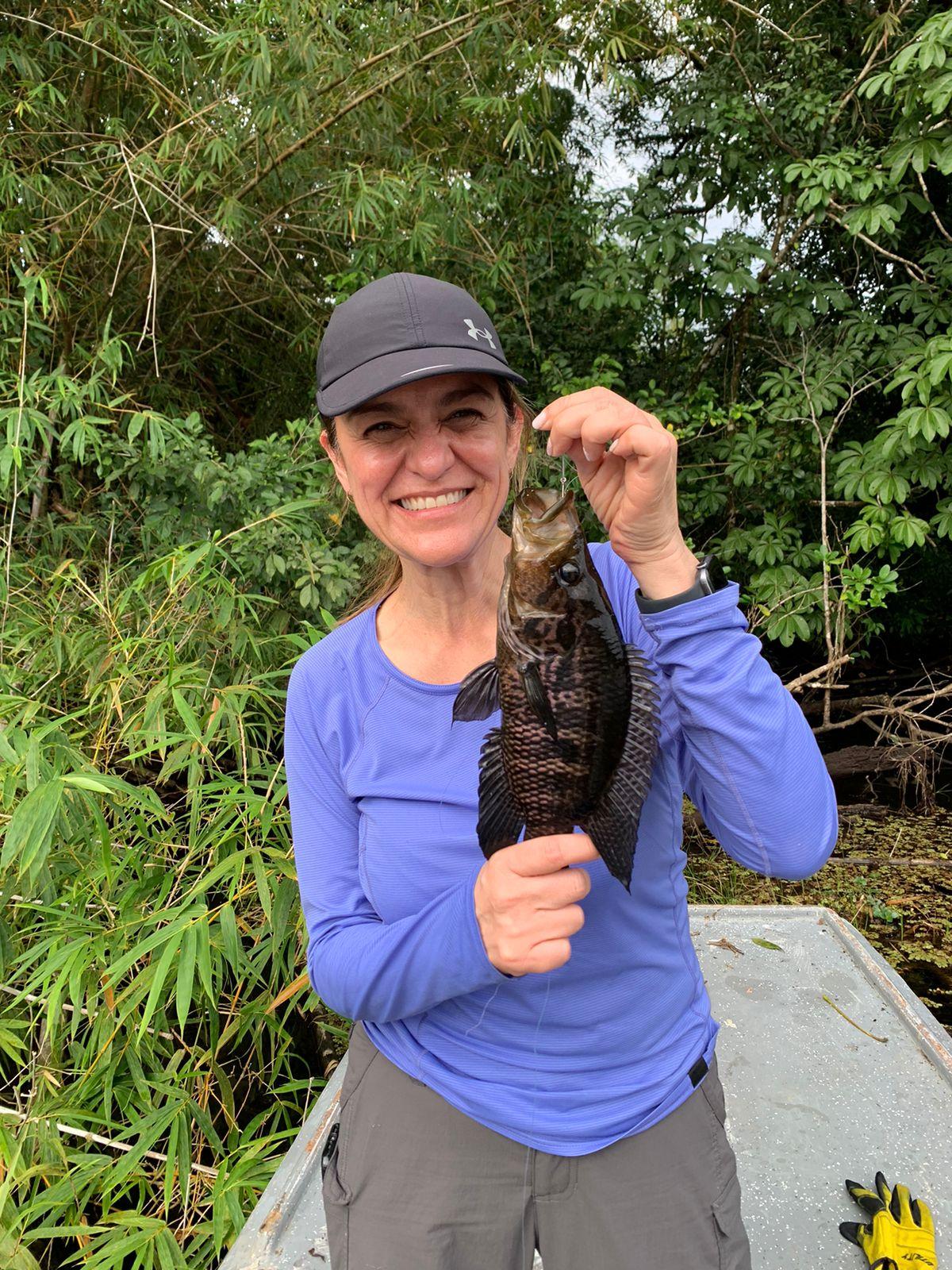 Big catch in the Tortuguero jungle river