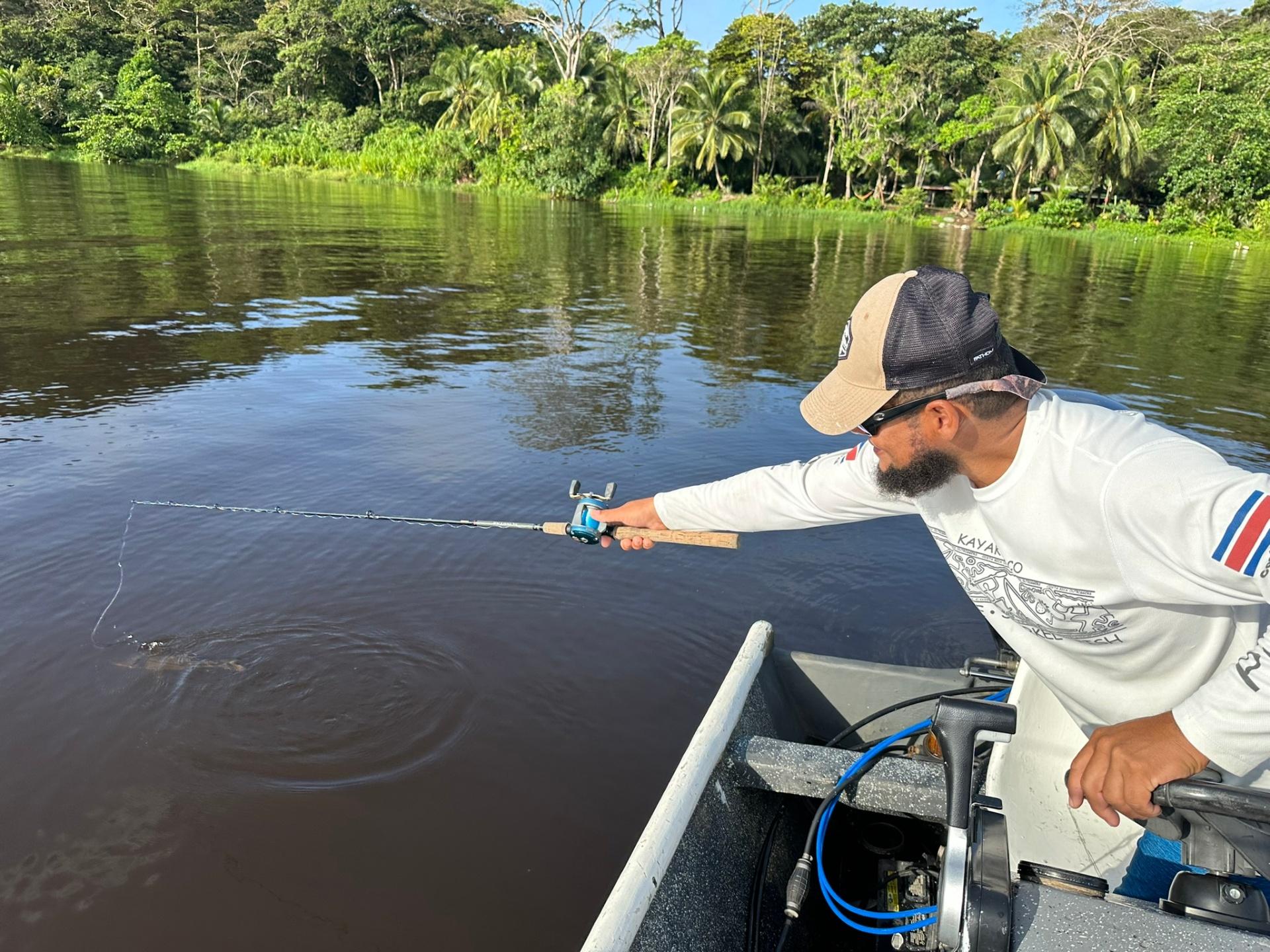 Casting a line in the river
